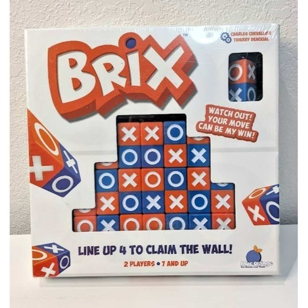 2016 Blue Orange BRIX Strategy Game 3 Ways to Play 2 players, age 7+ NEW Sealed
